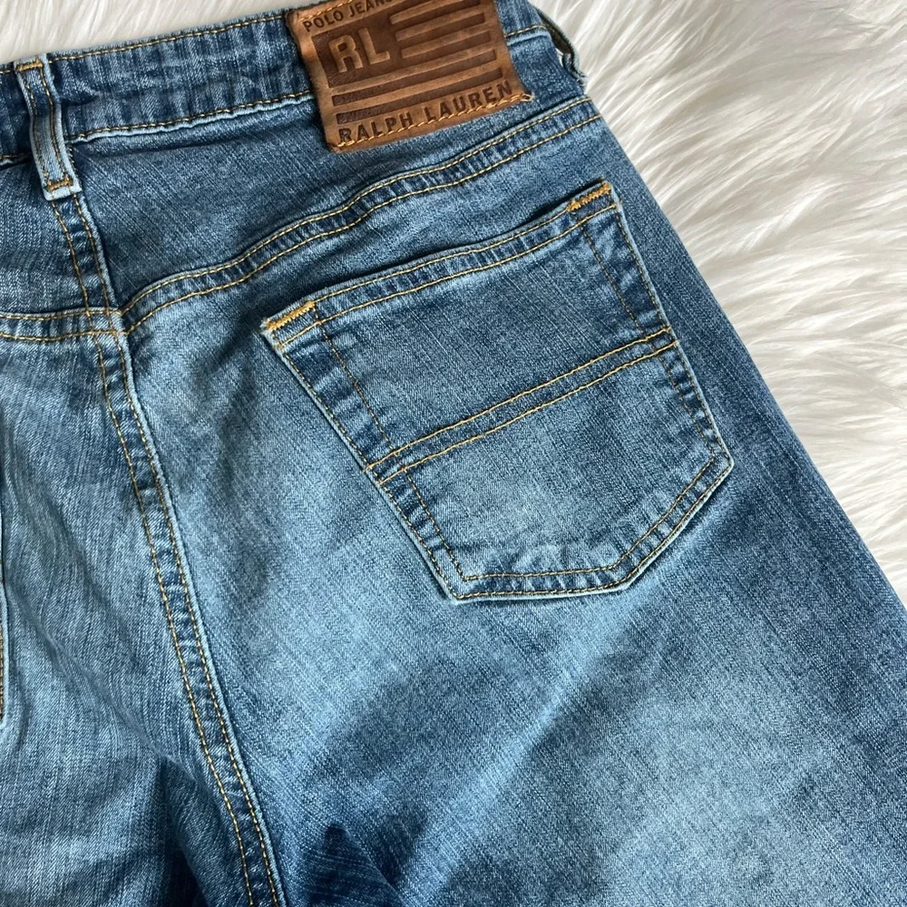 Vintage Polo Jeans Company Ralph Lauren Womens Stretch Kelly Velvet Stripe 2 - Picture 6 of 6